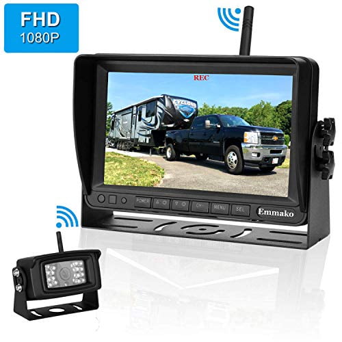 Emmako Backup Camera For Car 150 Degree Viewing Angle Without Color Difference Car Camera Reverse/Front View Switchable ON/OFF Guide Lines Width and Length Adjustable IP68 Waterproof Emmako Backup Camera For Car 150 Degree Viewing Angle Without Color Difference Car Camera Reverse/Front View Switchable ON/OFF Guide Lines Width and Length Adjustable IP68 Waterproof